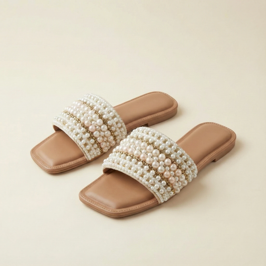 Luxe Pearl Slip-Ons